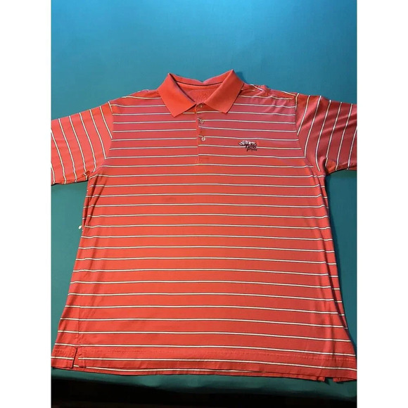 Torrey Pines cutter and buck large polo shirt signature collection salmon - Picture 3 of 9